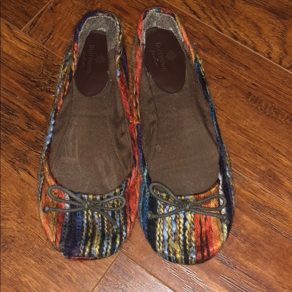 Ruffhewn fashion knit flats